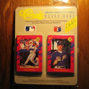 Classic 1990 Major League Baseball Board Game All new 1990 Travel Edition